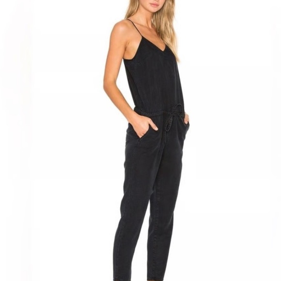 Paige Dark Wash Suki Jumpsuit - Picture 1 of 3